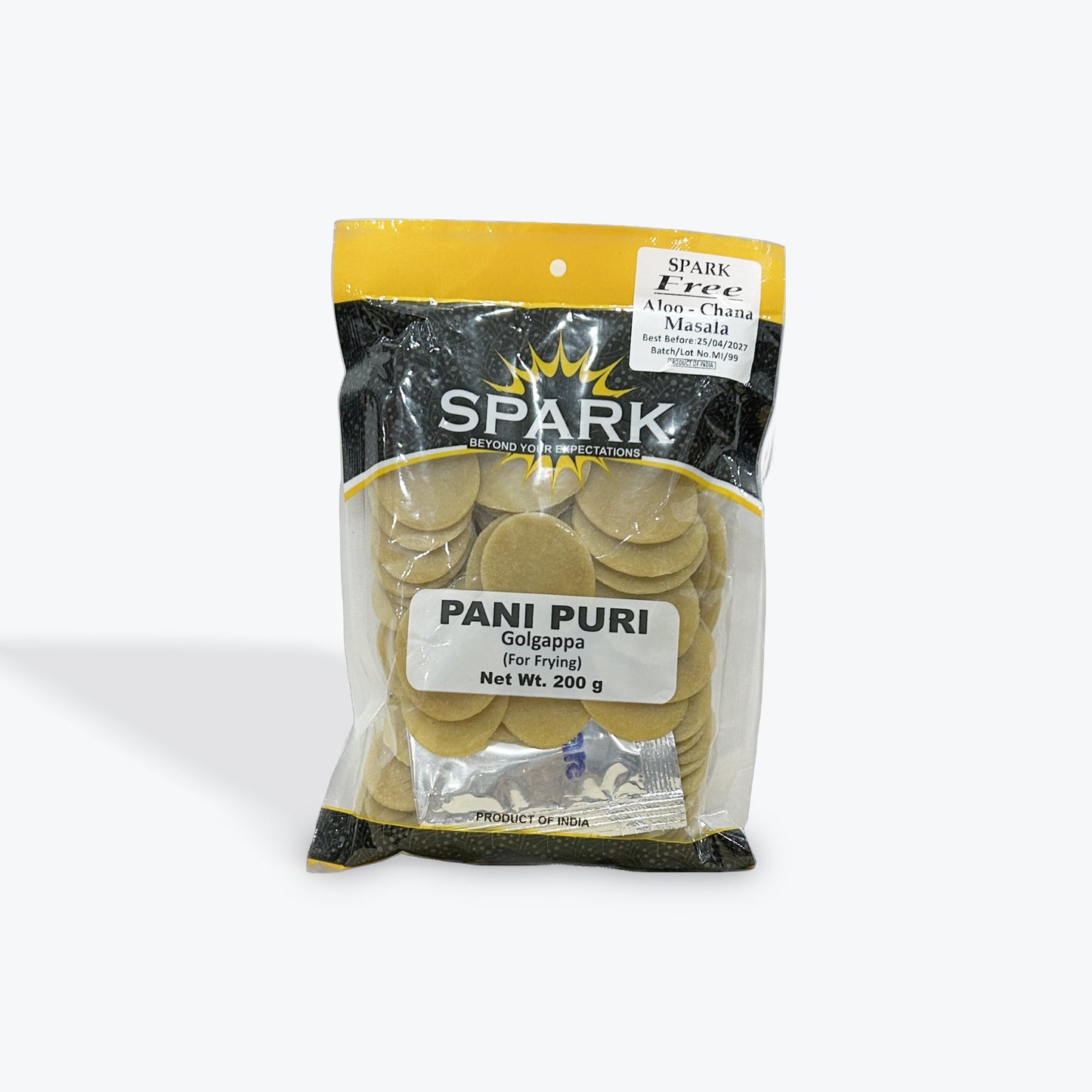 Spark Pani Puri (for frying)