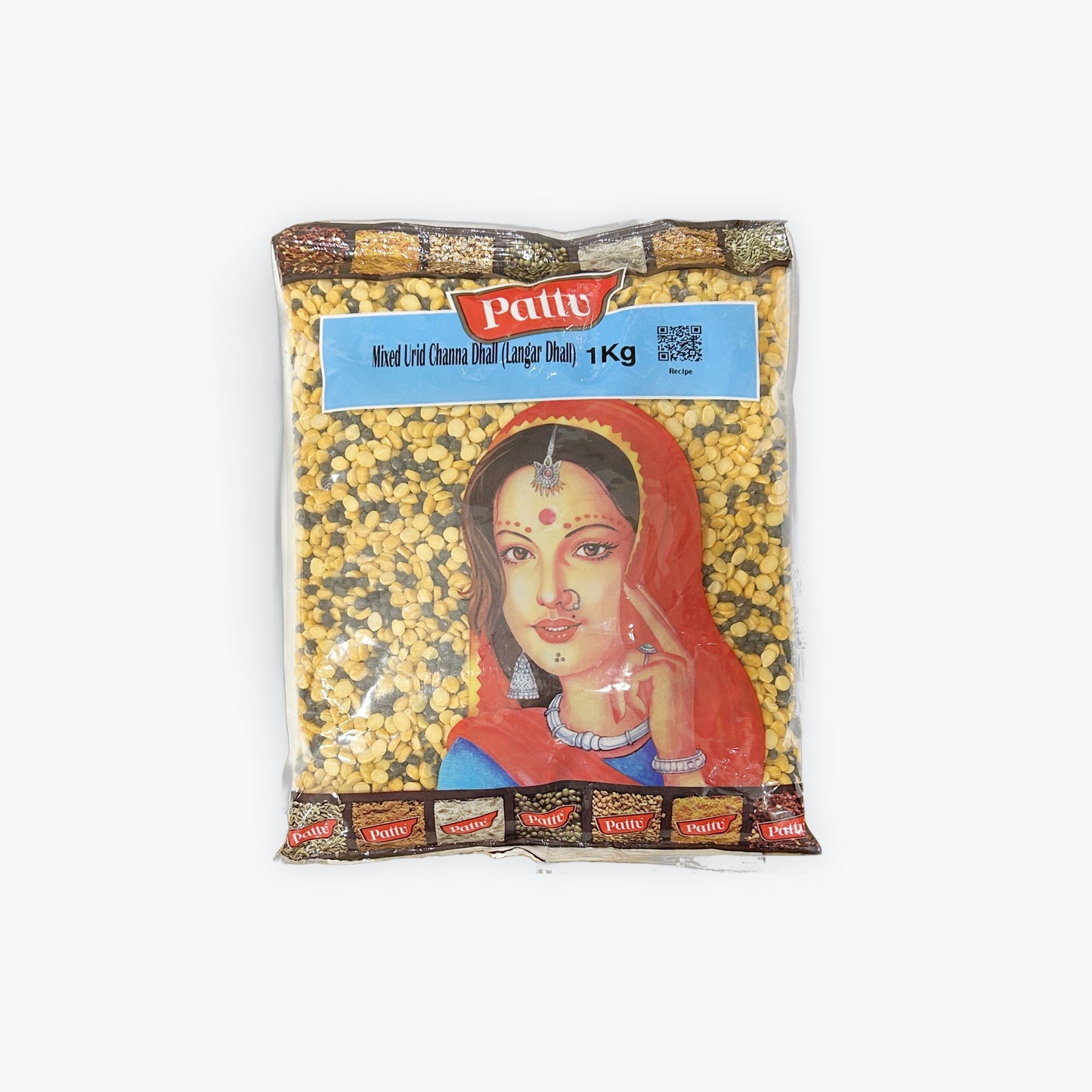 Pattu Mixed Urid and Channa Dhall