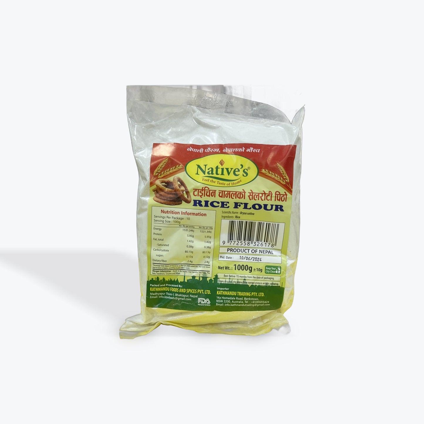 Native’s Rice Flour Selroti 1kg