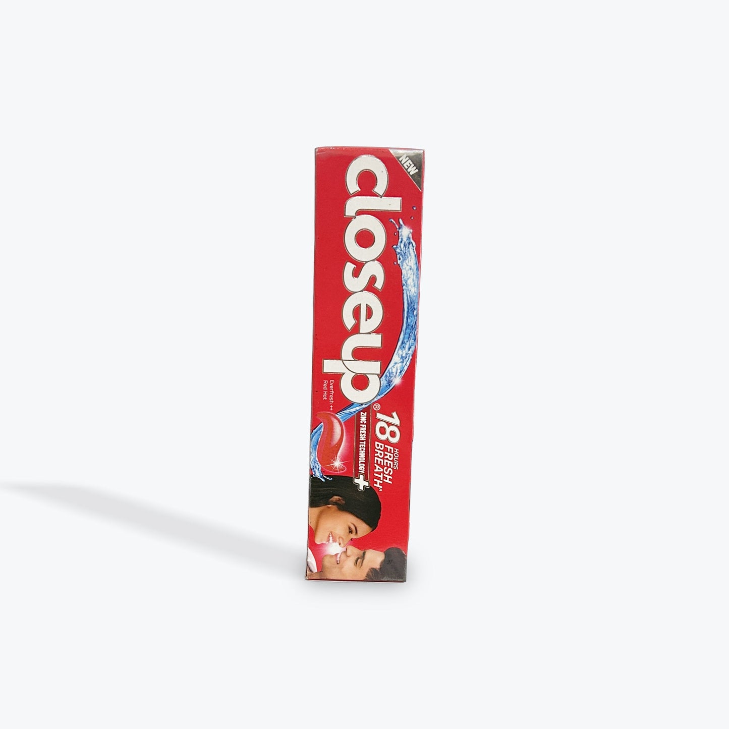 Closeup Red Toothpaste